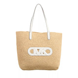 Michael Kors Eliza XL Tote, Natural/Optic White