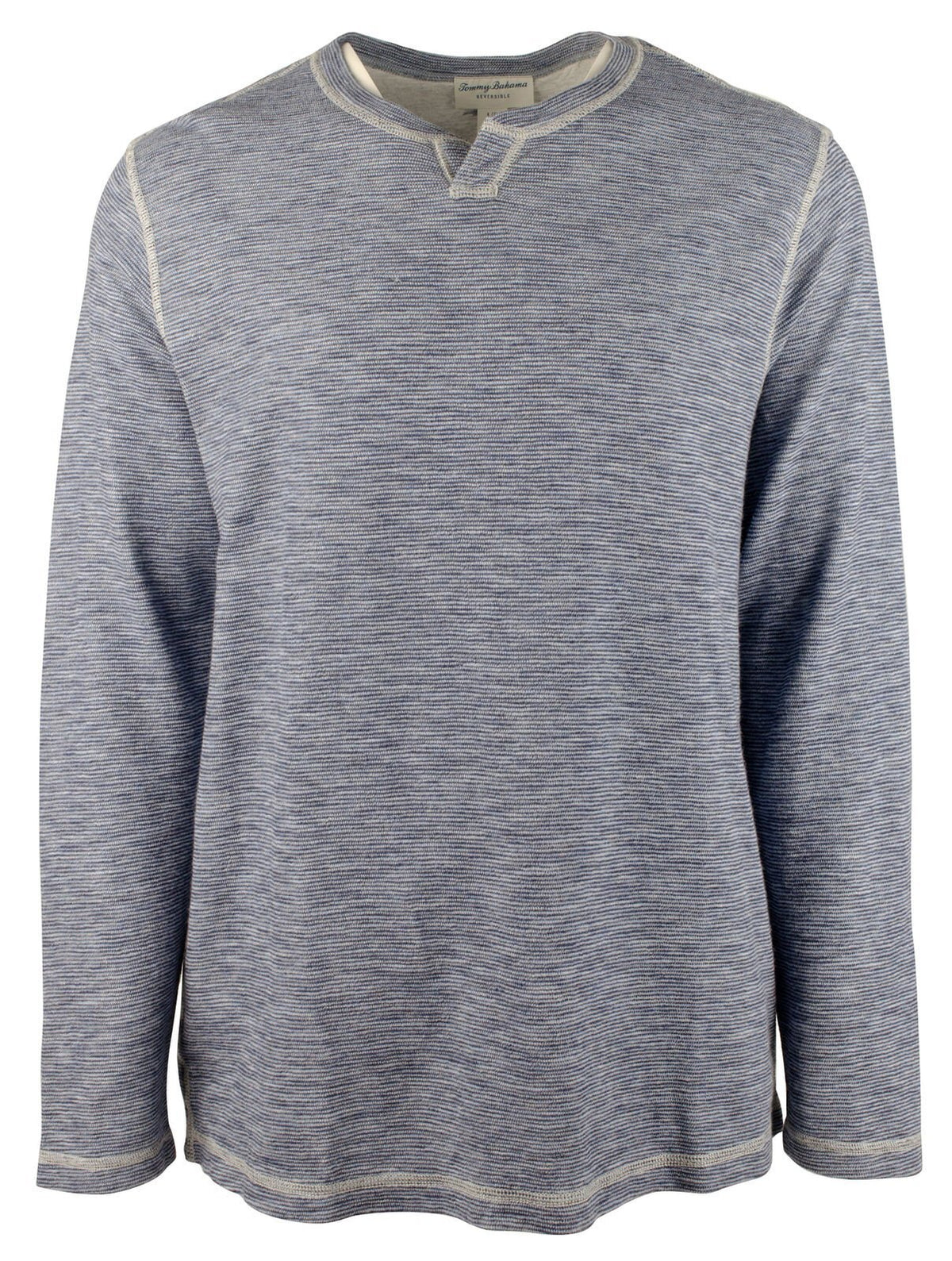 Tommy Bahama Erkek Büyük ve Uzun Fortuna Flip Abaco Çift Taraflı Kazak Sweatshirt XLT