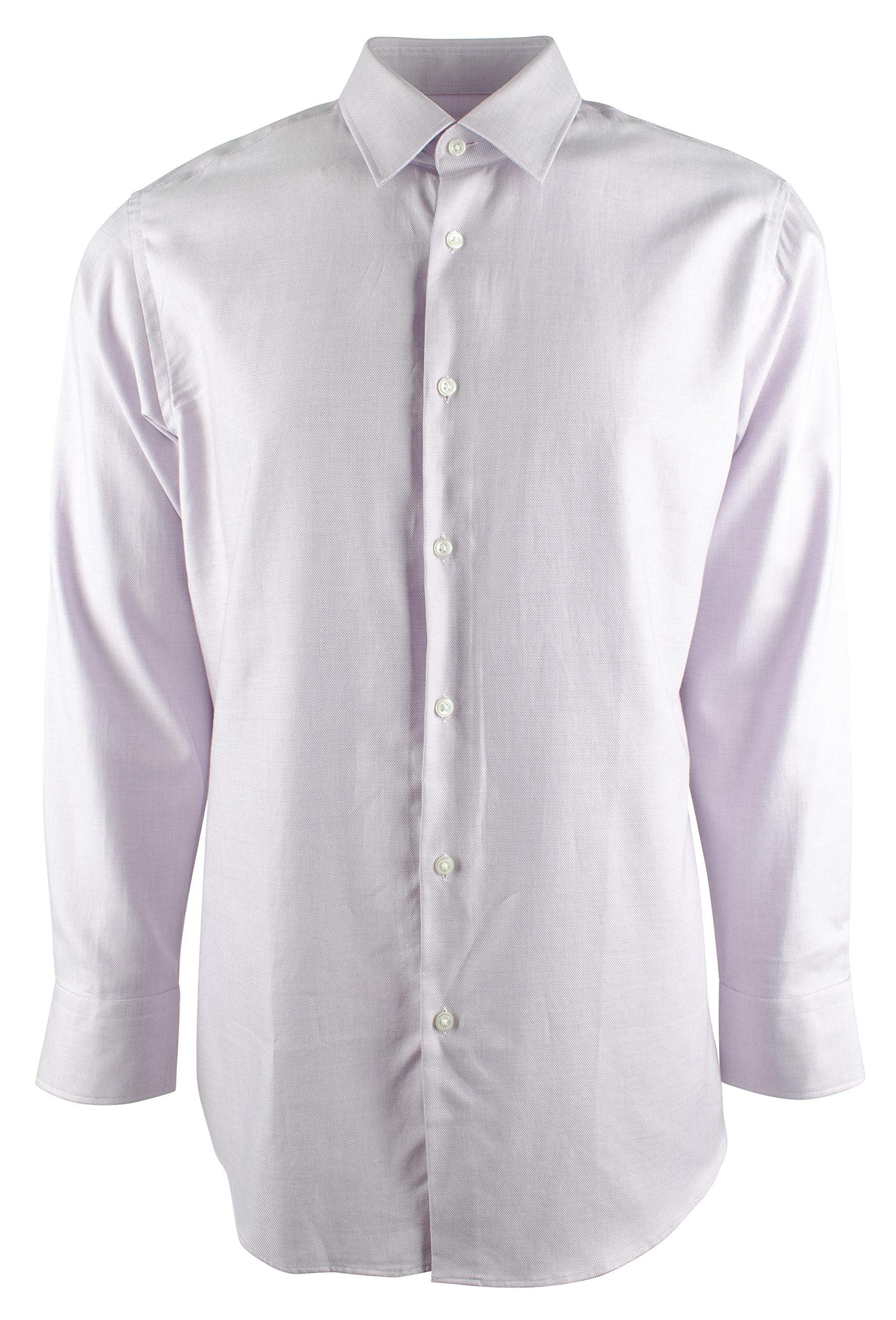 Hugo Boss Men's Enzo Regular Fit Long Sleeve Button Down Shirt 15.5 (32/33) Med Purple