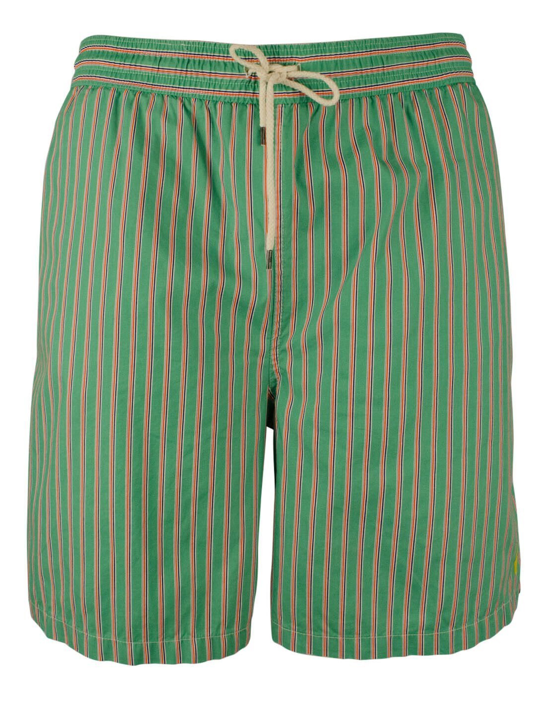 Polo Ralph Lauren Men's  Big And Tall Striped Swim Trunks-G-XLT