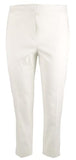 Michael Kors Women's Plus Size Stretch Capri Cropped Pants White 24W