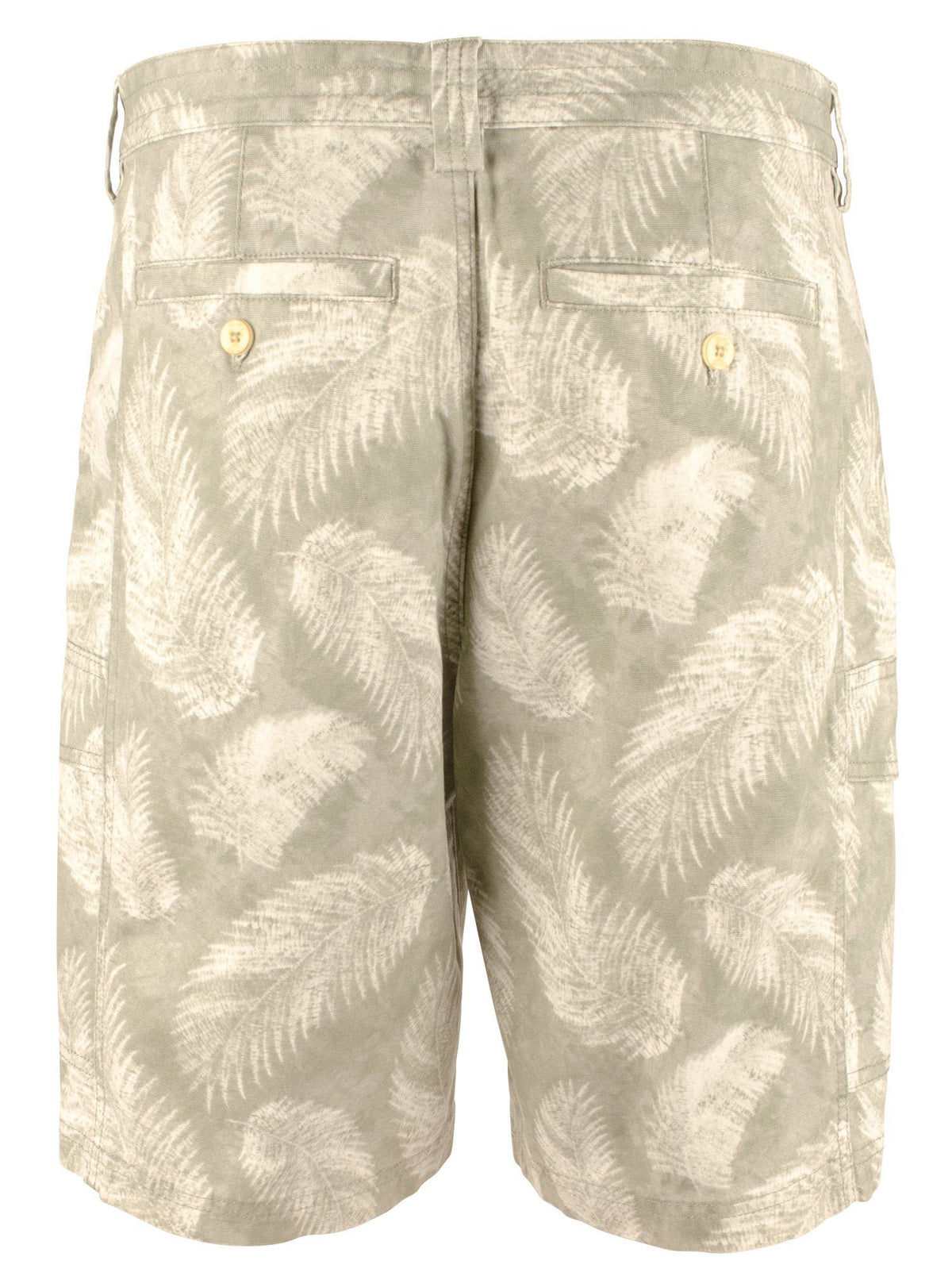 Pantalones cortos Tommy Bahama de corte clásico Tonga Fronds con parte delantera plana, talla Tea Leaf 30