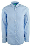 Hugo Boss Men's Slim-Fit Long Sleeve Shirt XXL Blue