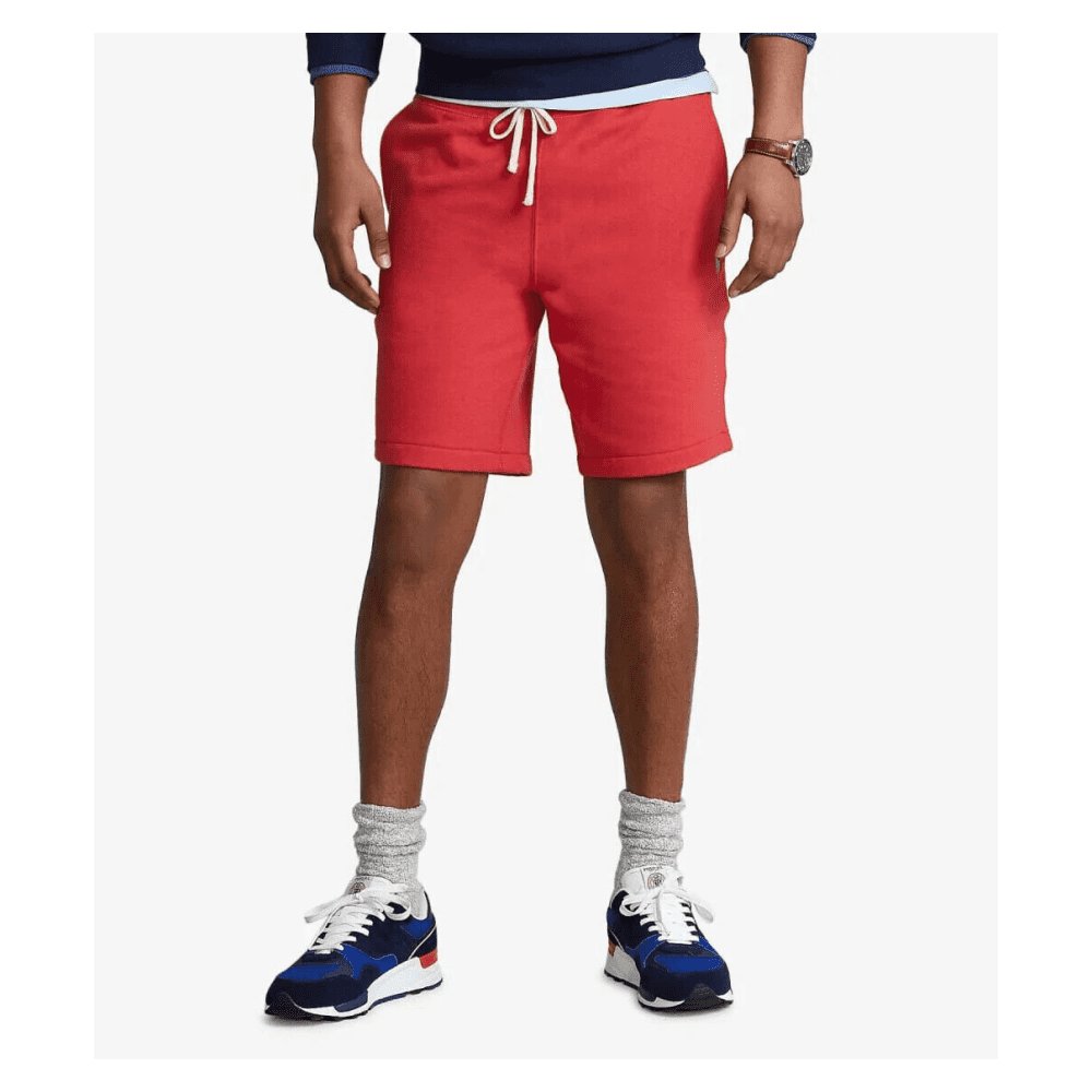 $89.50 Polo Ralph Lauren Men's Fleece Shorts, Red, Size XL