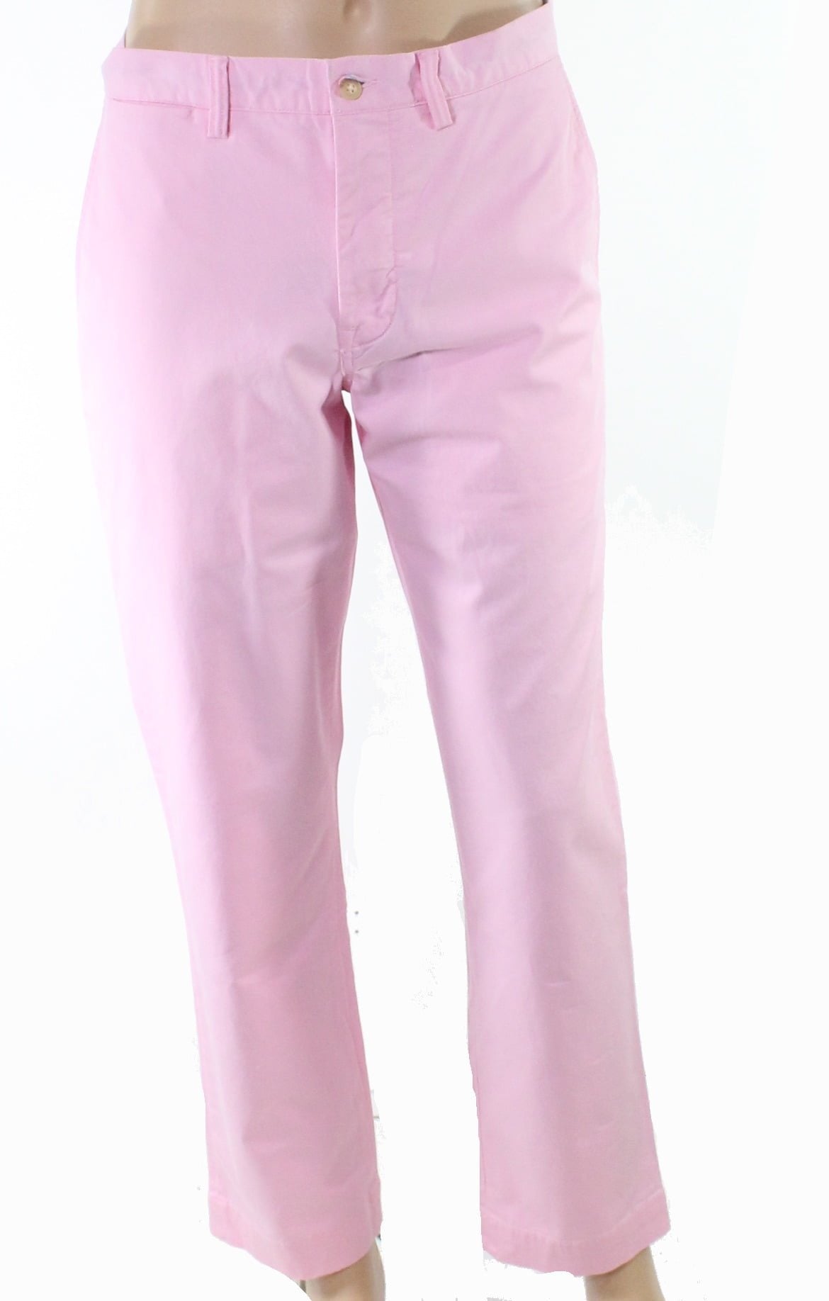 Men's Cotton Twill Stretch Straight Fit Chino Pants-P-38Wx34L