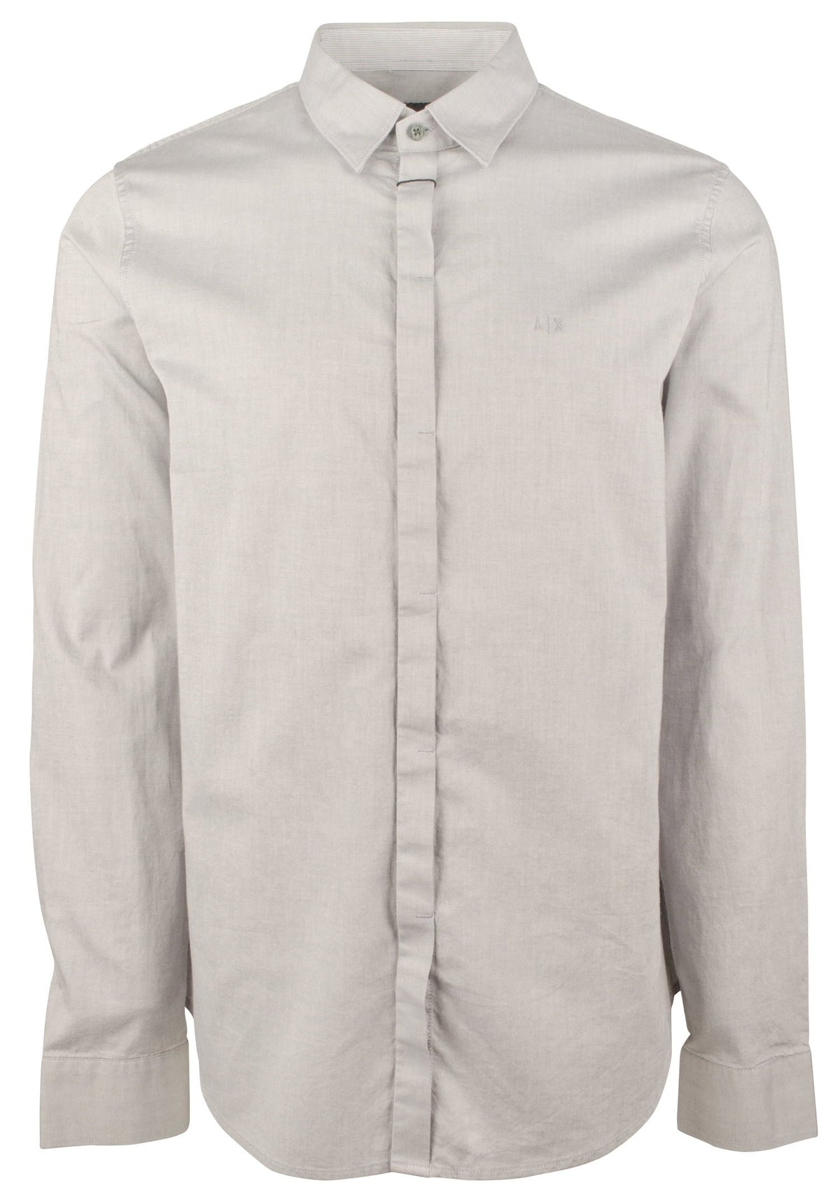 Men's Slim Fit Long Sleeves Shirt-GY-XX-Large