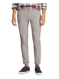 Ralph Lauren Polo Men's Slim Fit Flat Front Cotton Stretch Chino Pants (Athletic Grey, 36 34)