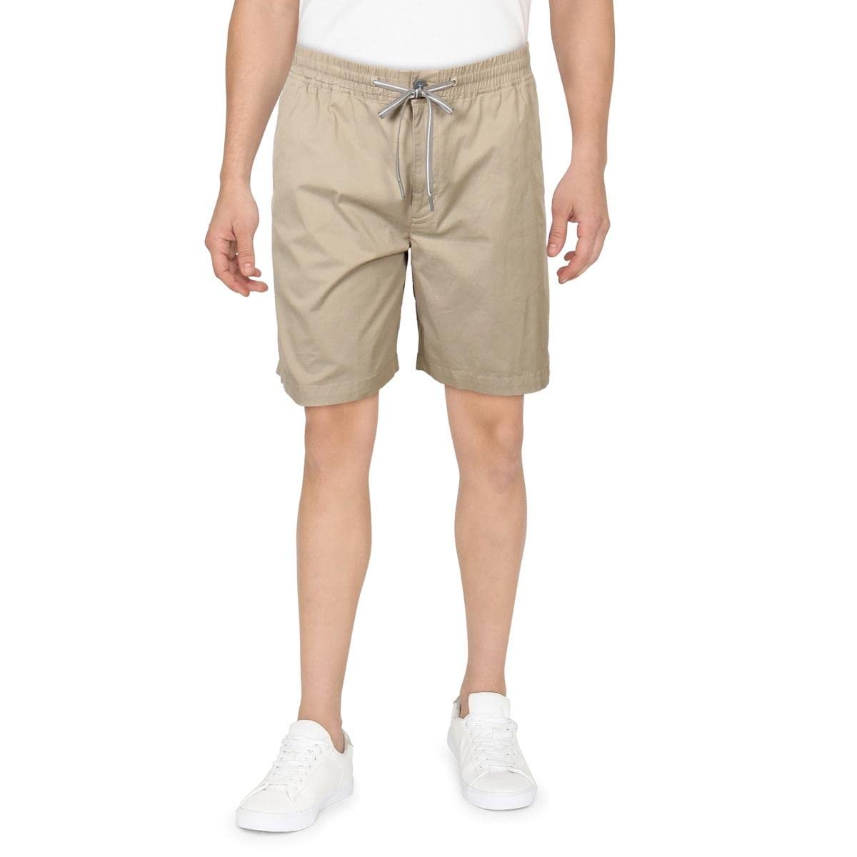 Tommy Bahama Men's Oceanside Poplin Pull Up Shorts Dk Sand 2XL