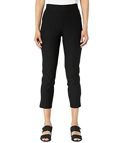 Eileen Fisher Women's Plus Size High Waist Slim Cropped Stretch Pant B 3X