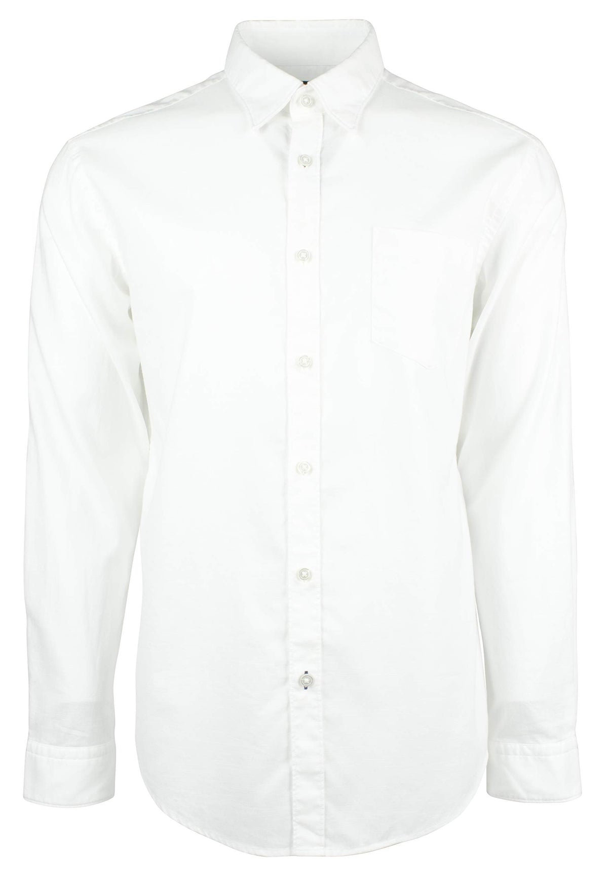 Men's Rodney Slim Fit Long Sleeve Shirt Wht XXL