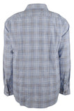 Hugo Boss Men's Lukas Regular Fit Check Long Sleeve Shirt Small Blue