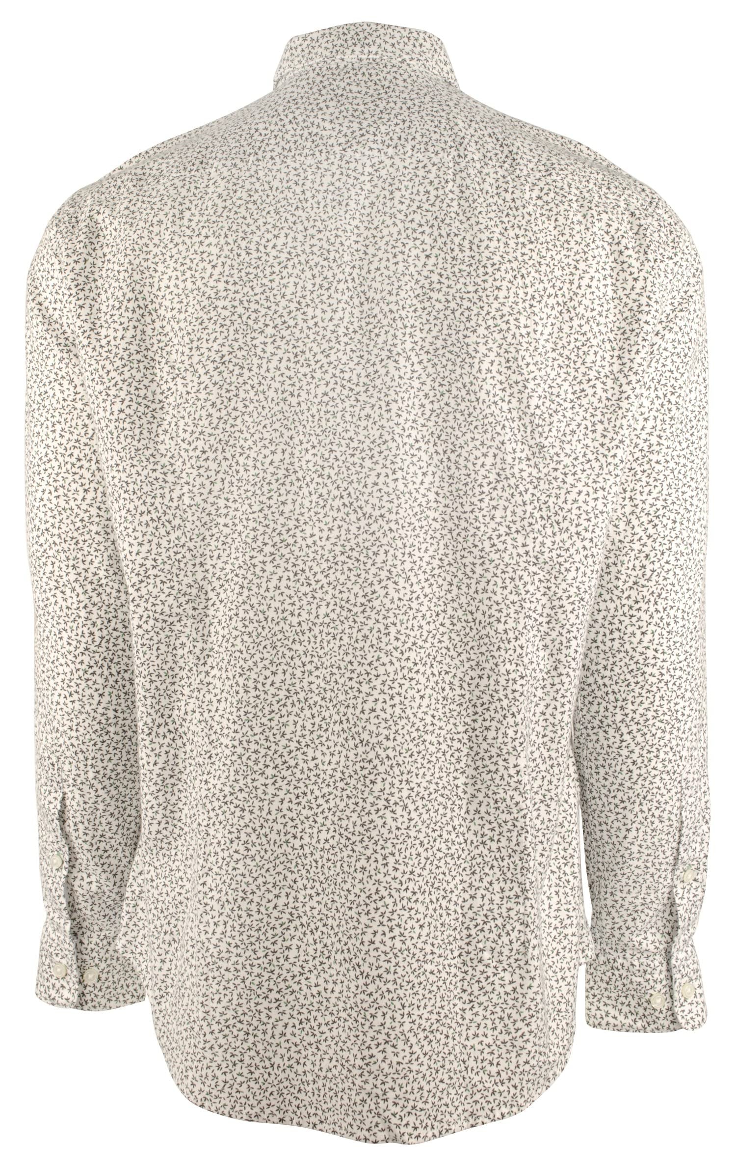 Hugo Boss Men's Big and Tall Ronni Long Sleeve Shirt-BlkGrn-5XL