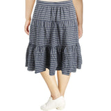 Lauren Ralph Lauren Women's Seersucker Midi Skirt BW 16