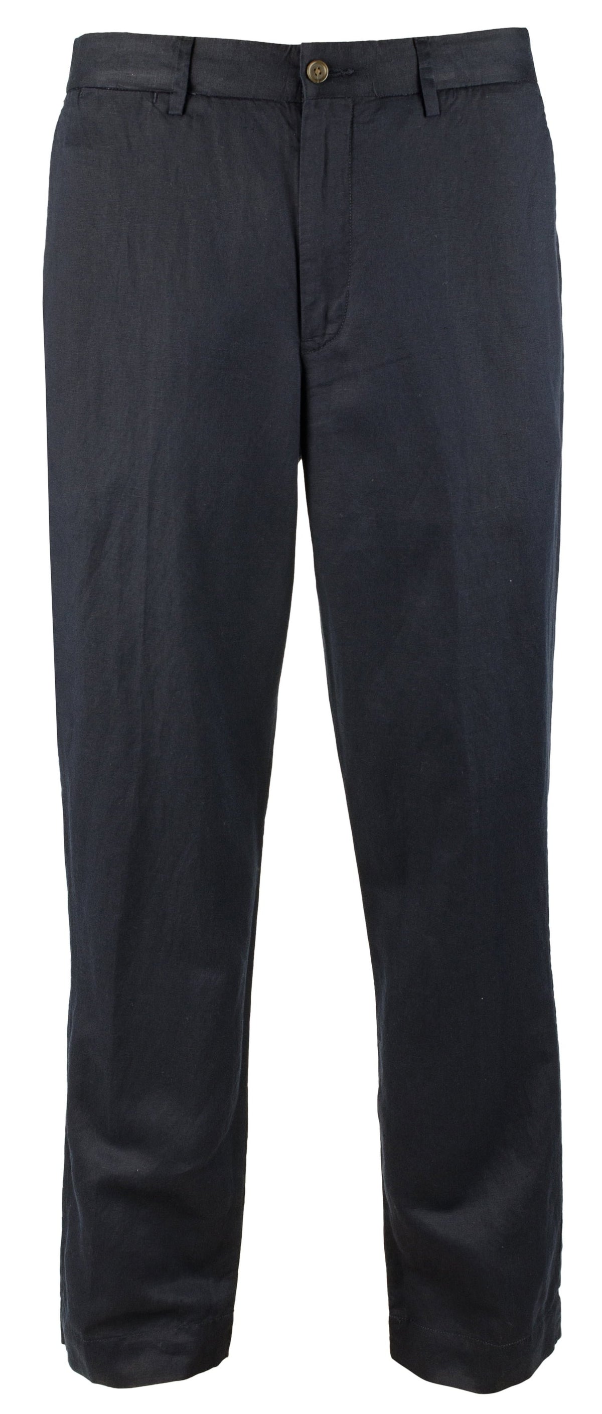 Men's Linen Blend Straight-Fit Pants-AN-40WX32L