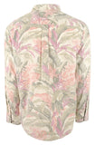 Tommy Bahama Men's Coastline Cord Lush Vines Long Sleeve Corduroy Shirts Tropical Peach