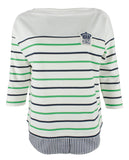 Lauren Ralph Lauren Women's Petite Layered Cotton Top-SWM-PM
