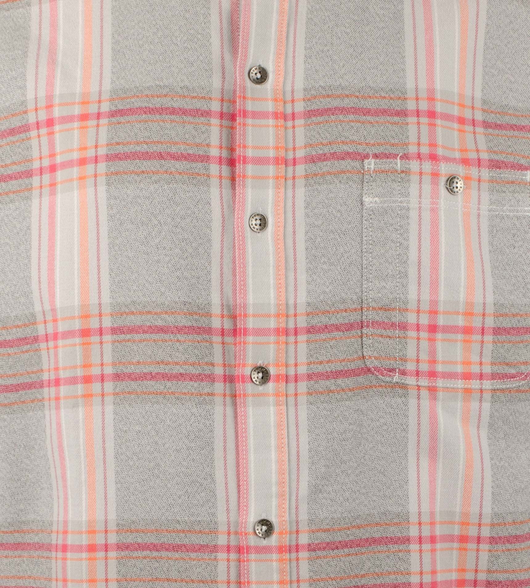 Tommy Bahama Men's Long Sleeve Canyon Beach Unwind Check Flannel Shirt Asheen