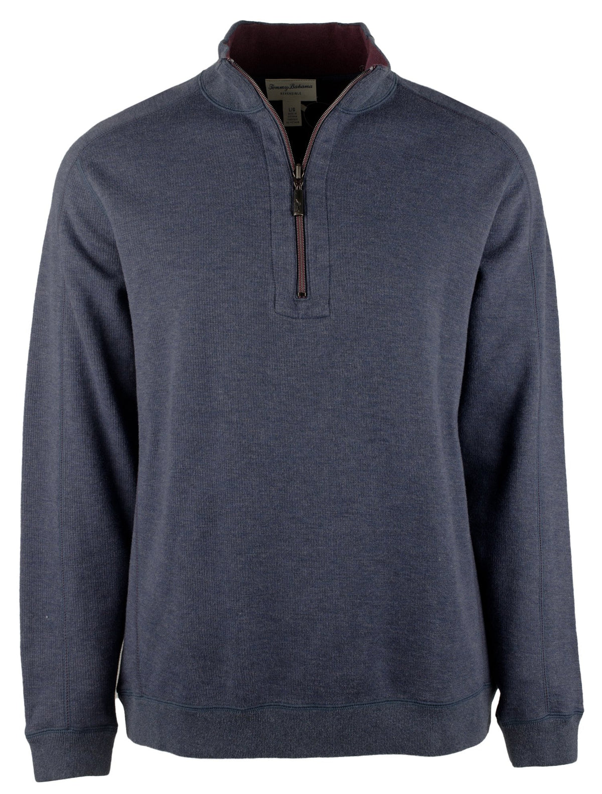 Sudadera reversible con media cremallera Tommy Bahama Flipsider para hombre, talla grande