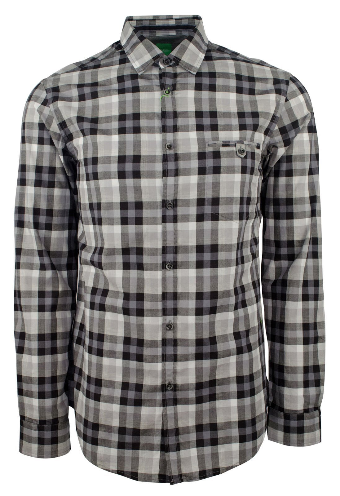 Hugo Boss Men's Green Label Blumas Slim Fit Checked Button down Shirts