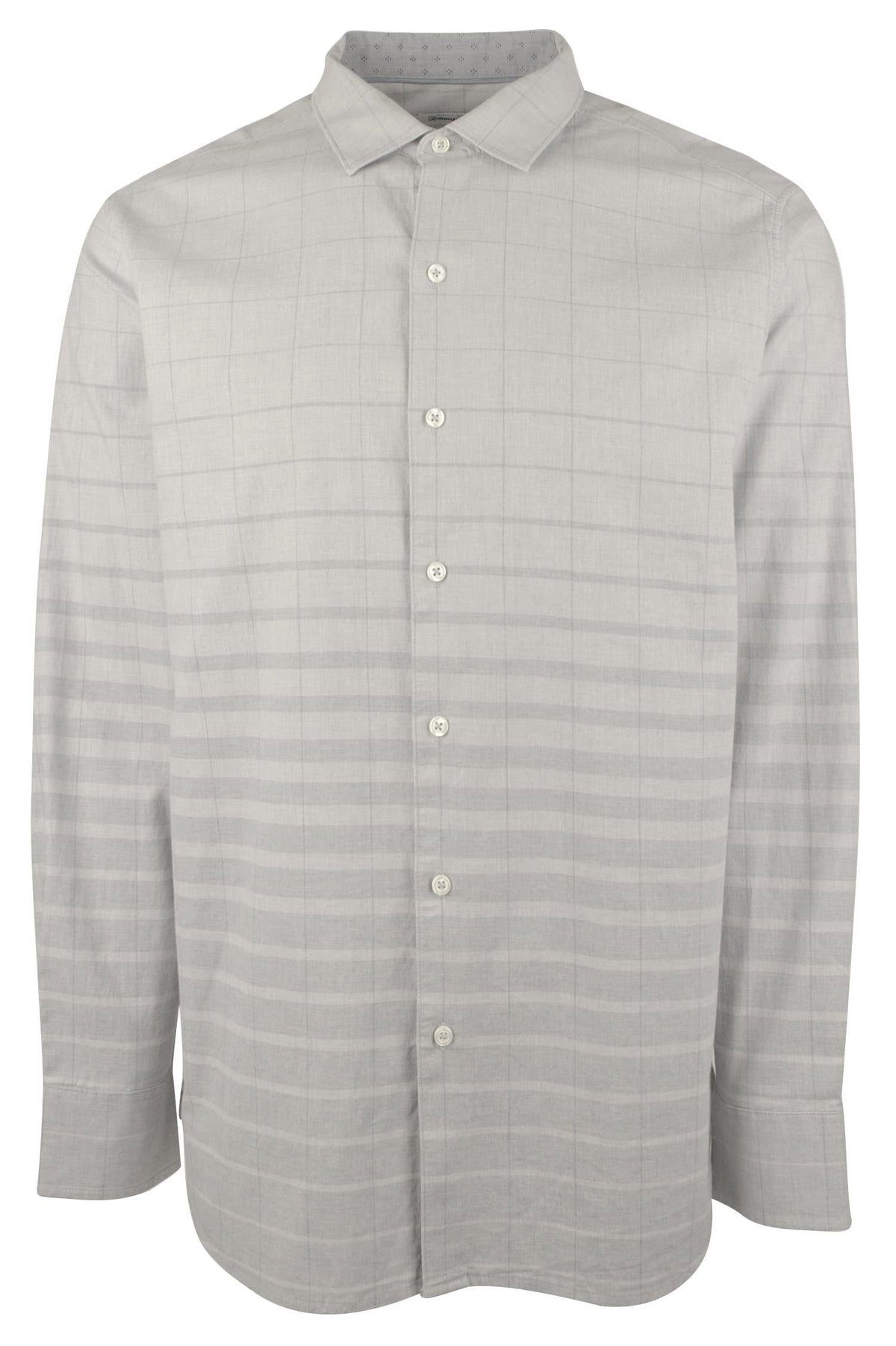 Tommy Bahama Men's Ombre Mist Long Sleeve Button Front Shirt Large Raincloud