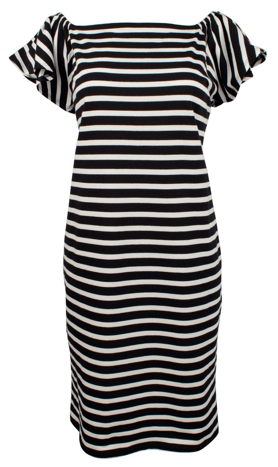 Lauren Ralph Lauren Women's Off-the-Shoulder Striped Dress-PB-L