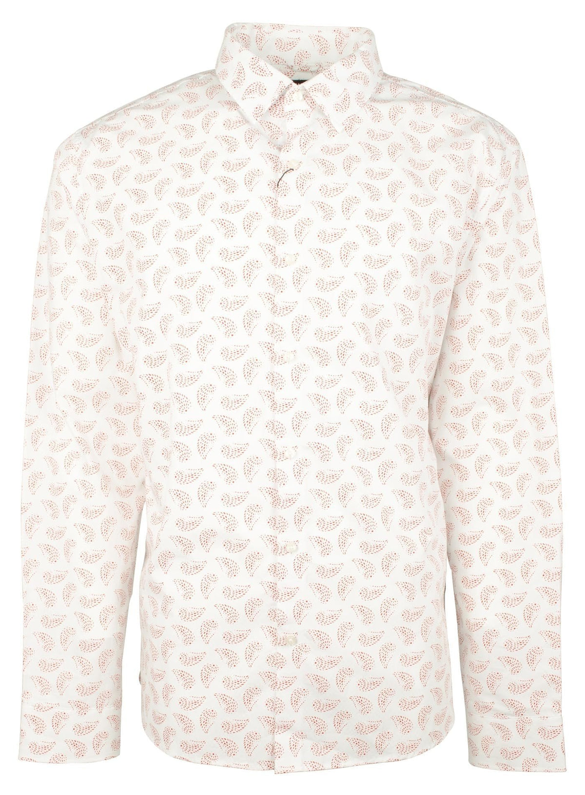 Michael Kors Men's Cotton Slim Fit Long Sleeve Shirt Snn XX-Large