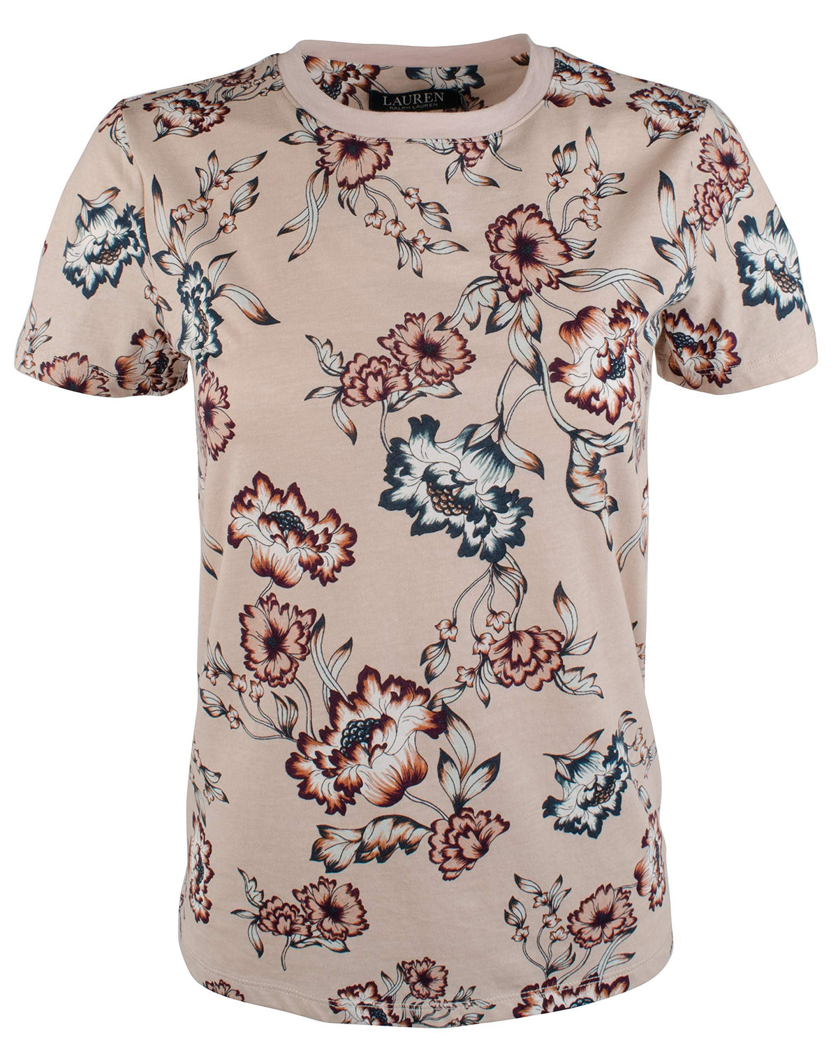 Lauren Ralph Lauren Women's Plus Size Jersey Floral Top PM 1X