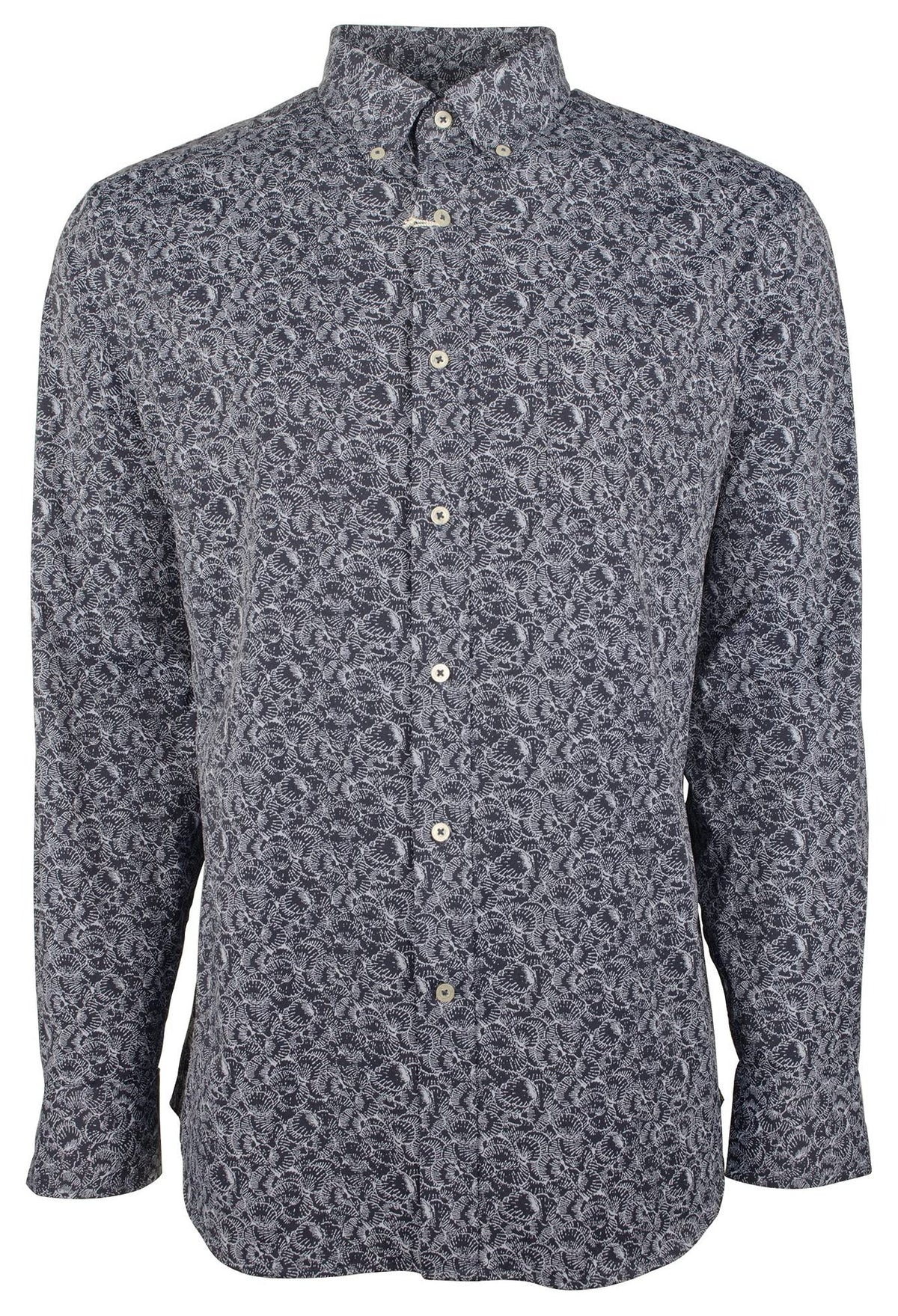 Southern Tide Men's Shell Intercoastal Long Sleeves Shirt True Navy Blue Large