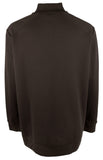 Hugo Boss Men's Sidney Jersey Quarter Zip Pullover Sweatshirt 2XL Dark Brown