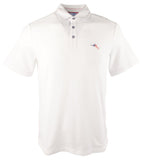 Polo de golf Tommy Bahama Jamboree Five O'Clock para hombre, blanco brillante, talla pequeña
