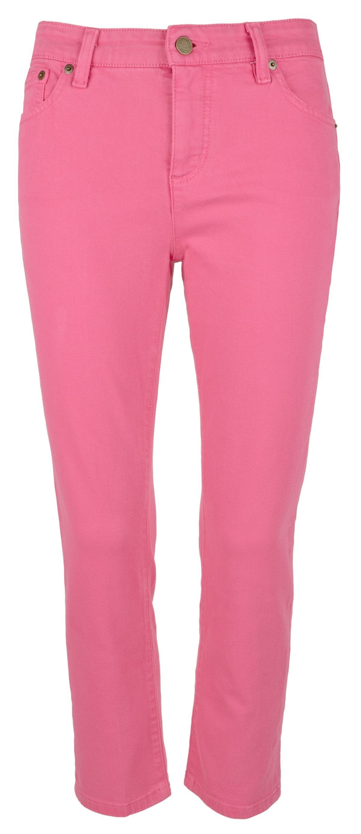 Lauren Ralph Lauren Women's Classic Straight Cropped Jeans Pants Pink