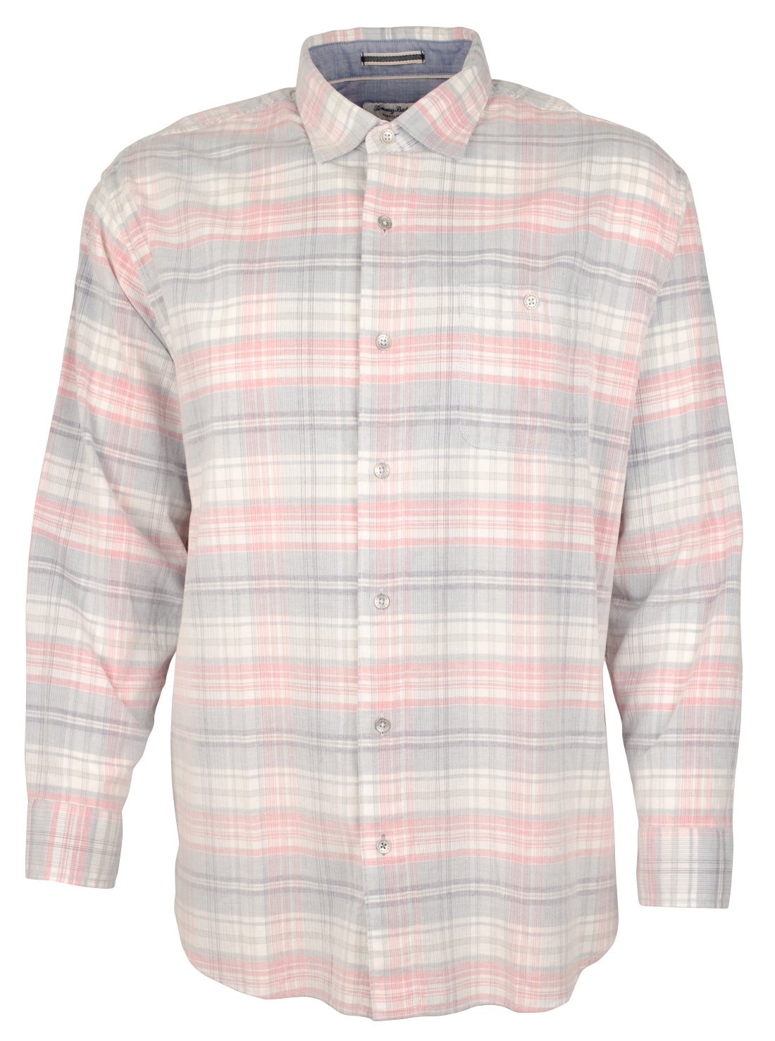 Tommy Bahama Men's Big & Tall Long Sleeve Coastline Cord Carmel Plaid Shirt 3XLB