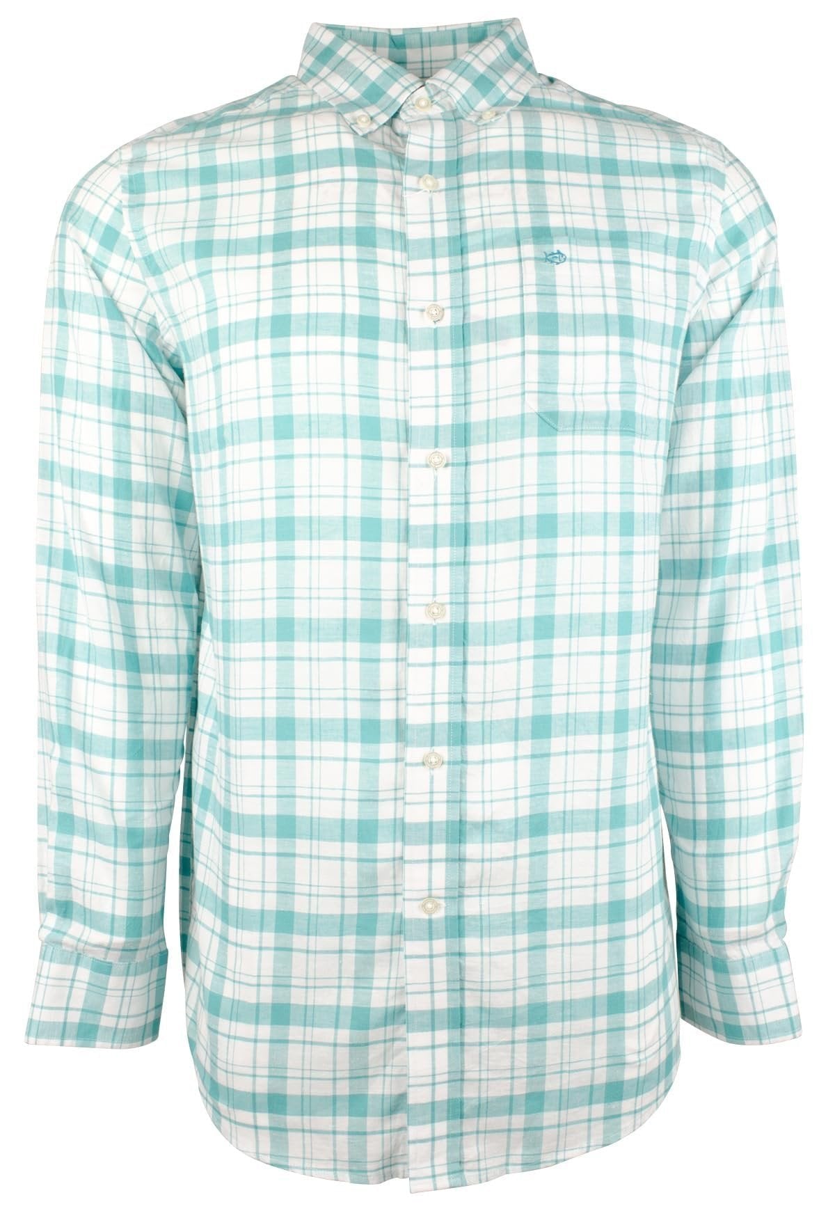 Camisa deportiva de manga larga a cuadros Headland Moultrie para hombre de Southern Tide, con diseño de olas grandes