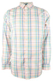 Southern Tide Men's Coastal Passage Sky Valley Long Sleeve Plaid Shirt Rose Blush