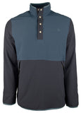 THE NORTH FACE Men's Mountain Insulated Sweatshirt Pullover - Blue Wing Teal/Aviator Navy - Small