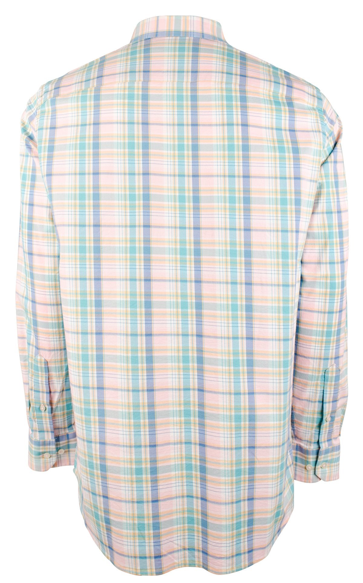 Southern Tide Men's Coastal Passage Sky Valley Long Sleeve Plaid Shirt Rose Blush