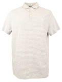 Michael Kors Men's Organic Cotton Striped Short Sleeved Polo Shirt
