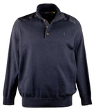 POLO RALPH LAUREN Men's Big & Tall Long Sleeve Cotton Hybrid Pullover Sweater Nvy 2XLT