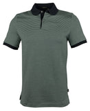 Hugo Boss Men's Slim Fit Penrose Patterned Polo Shirt-BG-Medium Bright Green
