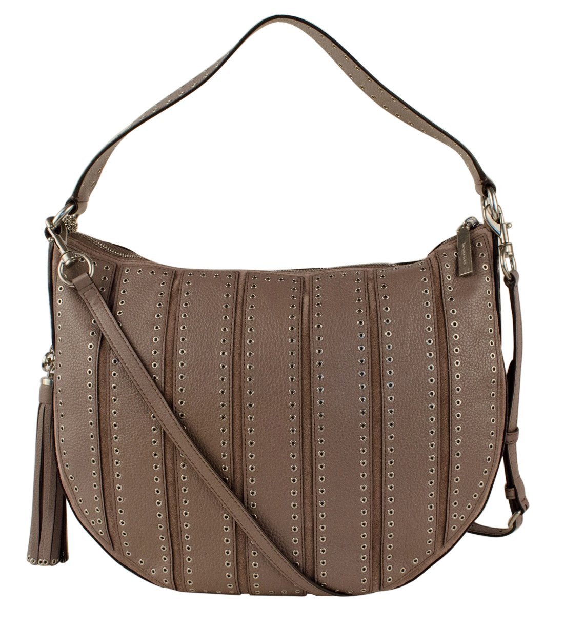 MICHAEL Michael Kors Brooklyn Large Grommet Convertible Hobo Bag, Cinder