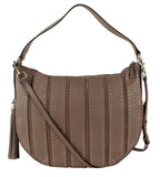 MICHAEL Michael Kors Brooklyn Large Grommet Convertible Hobo Bag, Cinder