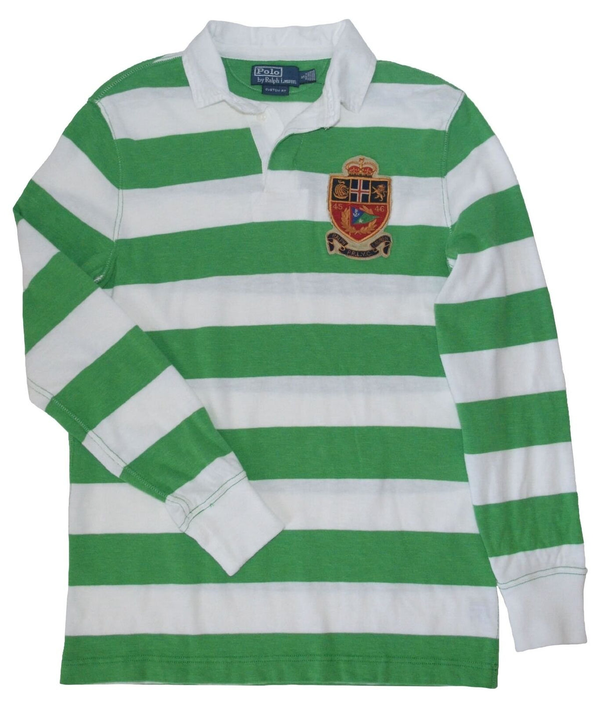 Customer Return Polo Ralph Lauren Men's Custom-Fit Long-Sleeved Rugby Shirt