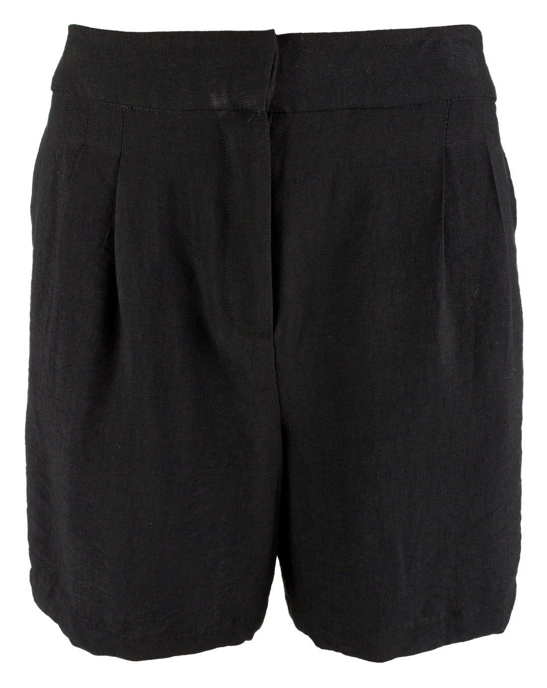 Women's Summer Heat Solid Pull On Shorts Black 6