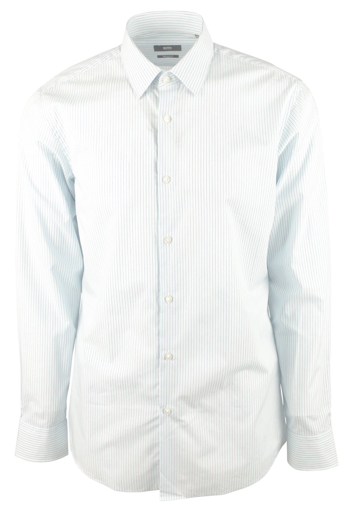 Hugo Boss Men's Enzo Regular Fit Long Sleeves Shirt-PB-16-1/2 (34/35)