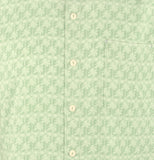 Tommy Bahama Palms Away Geo Camisa de manga corta para hombre, verde hierba, talla pequeña