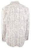 Tommy Bahama Men's Lazlo Lux Slate Fronds Long Sleeve Button Down Shirt Large