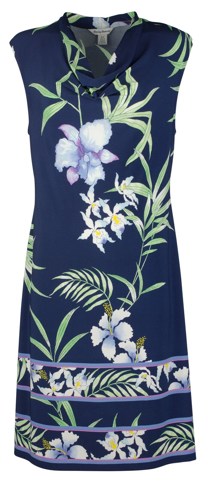 Tommy Bahama Women's Aqua Dei Fiore Dress INvy Small