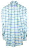 Southern Tide Men's SJ Palermo Plaid Long Sleeve Sport Shirt Baltic Teal Medium