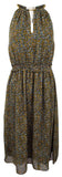 Michael Kors Women's Floral Chain Neck Shift Dress