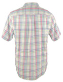 Tommy Bahama Men's Island Etch Short Sleeve Camp Shirt Rose Bed Small